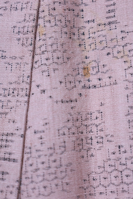 Japanese kimono used <Tsumugi> Msize silk 100% /T207