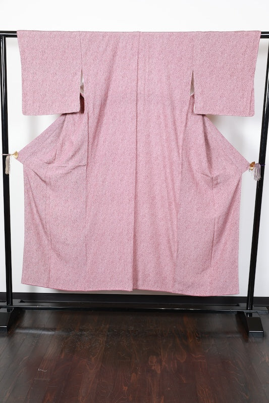 Japanese kimono used <Komon> Msize silk 100% /T201