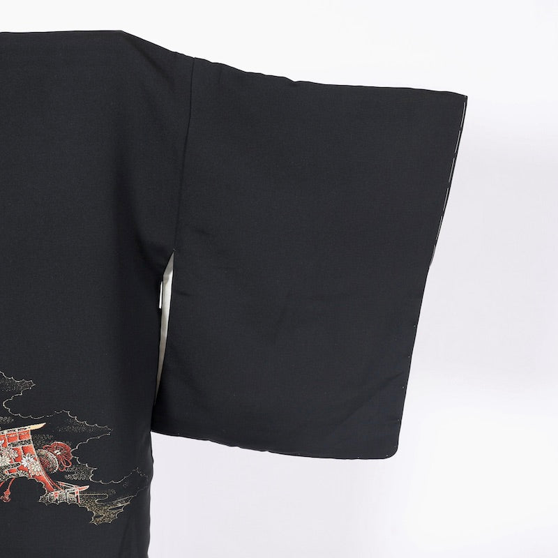 kimono jacket (Haori) M-size 100% silk / C84