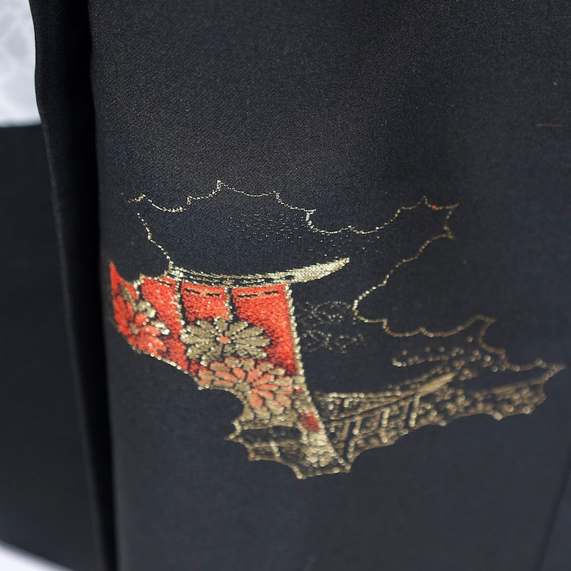 kimono jacket (Haori) M-size 100% silk / C84