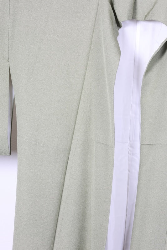 Japanese kimono used <Tsumugi> Msize silk 100% /T154