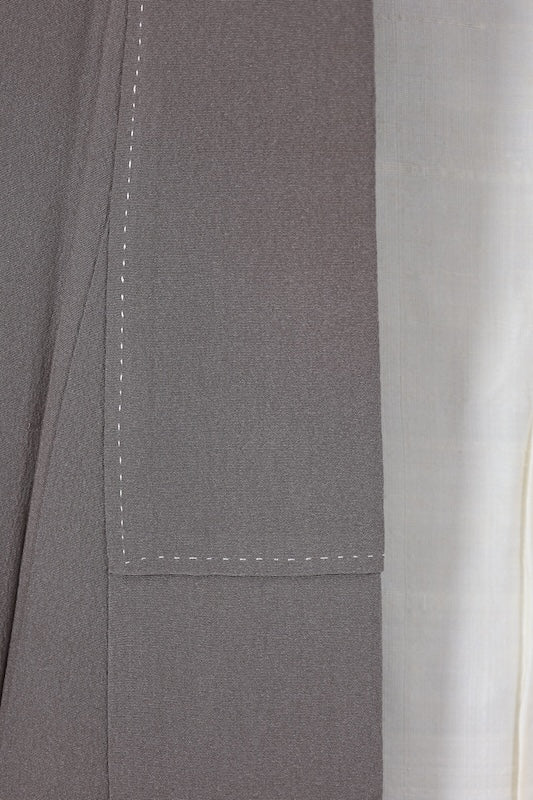 Antique kimono (irotomesode) M-Size 100%silk A078