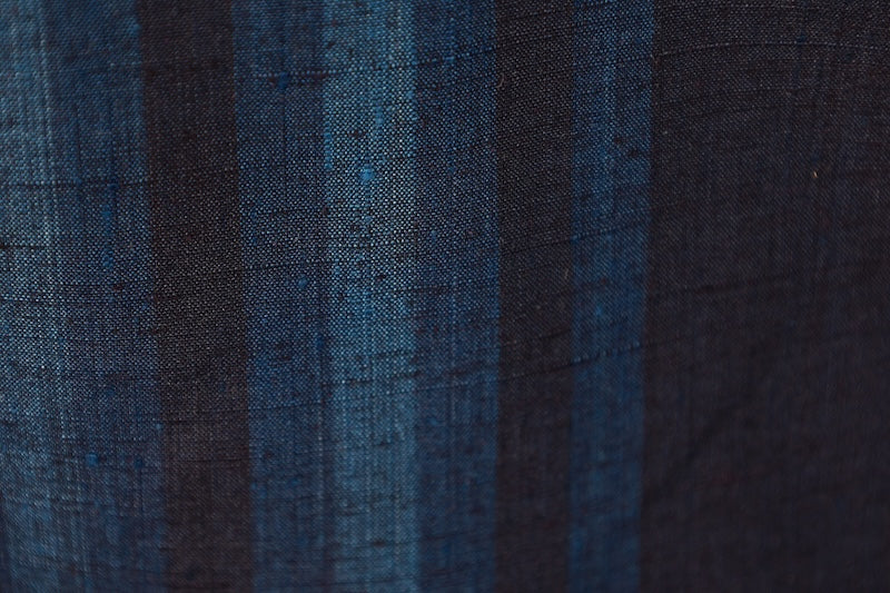 Japanese kimono used <Tsumugi> Msize silk 100% /T183