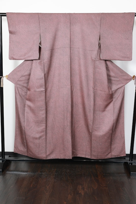 Japanese kimono used <Komon> Msize silk 100% /T182