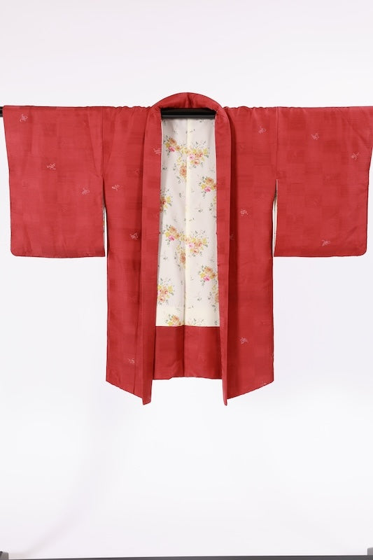 kimono jacket (Haori) S-size 100% silk / A062