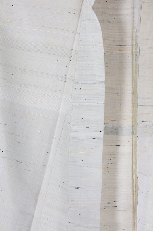 Japanese kimono used <Tsumugi> Msize silk 100% /B1222