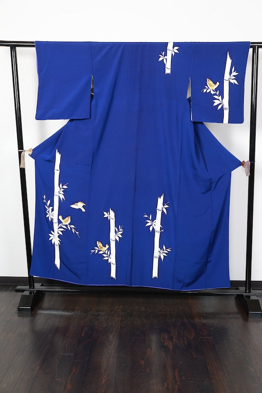 Japanese kimono used <Tsukesage> Msize silk 100% /T185