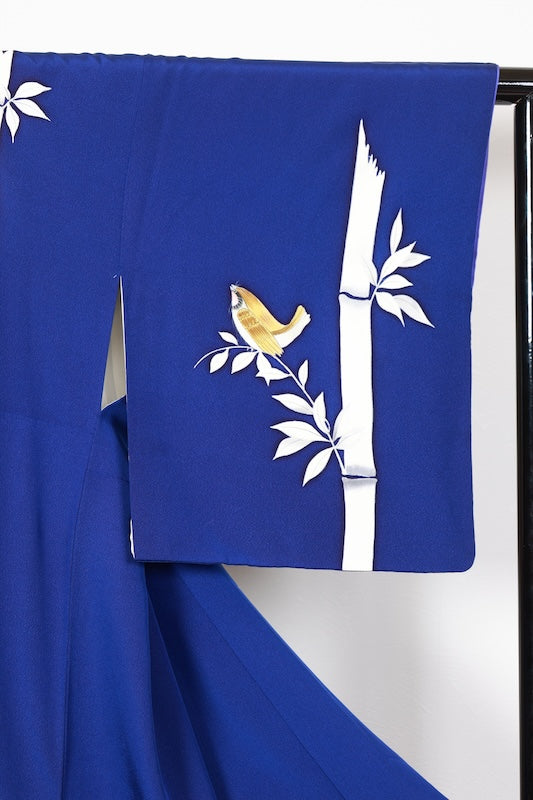 Japanese kimono used <Tsukesage> Msize silk 100% /T185