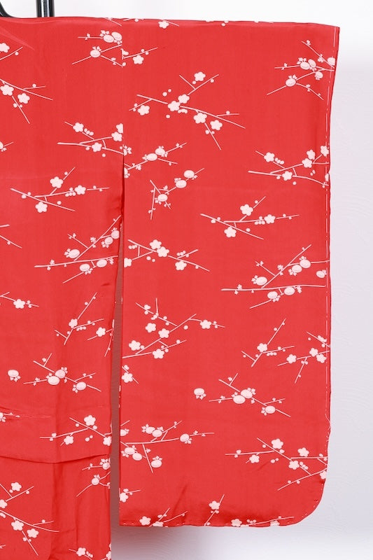 Kids girl Japanese kimono’s underwear used <Yotsumi’s Nagazyuban> silk 100% /F03