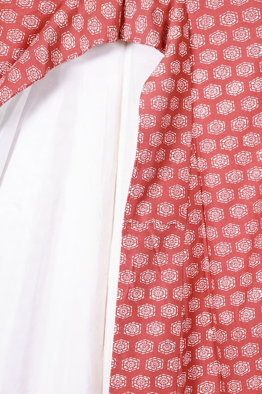 Japanese kimono used <Tsumugi> Msize silk 100% /T186