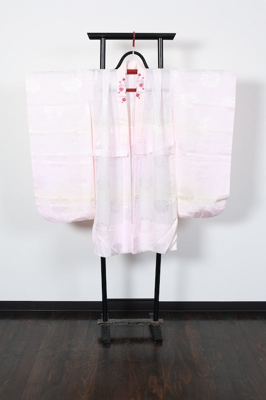 Kids girl Japanese kimono’s underwear used <Yotsumi’s Nagazyuban> polyester /F01