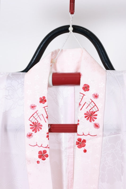 Kids girl Japanese kimono’s underwear used <Yotsumi’s Nagazyuban> polyester /F01