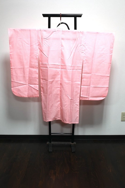 Kids girl Japanese kimono’s underwear used <Yotsumi’s Nagazyuban> silk 100% /F08