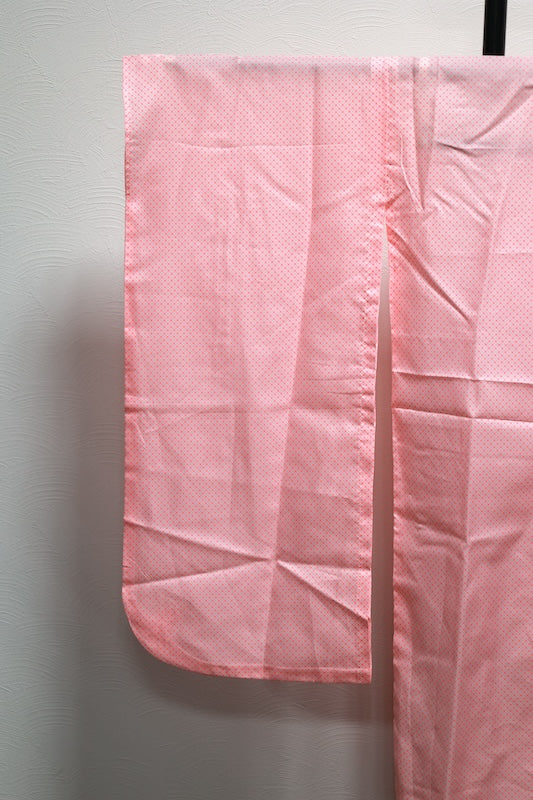 Kids girl Japanese kimono’s underwear used <Yotsumi’s Nagazyuban> silk 100% /F08