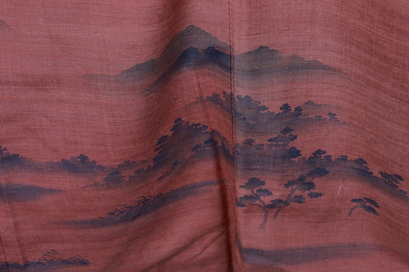 Japanese kimono used <Tukesage> Msize silk 100% /T209