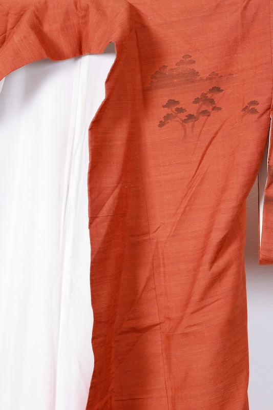 Japanese kimono used <Tukesage> Msize silk 100% /T209