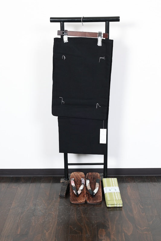 New Japanese Men’s Yukata,Obi,Geta 3piece set / SS59