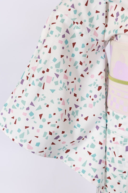 New YUKATA cotton Lsize 2piace set E002