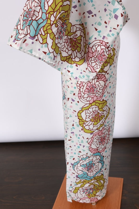 New YUKATA cotton Lsize 2piace set E002