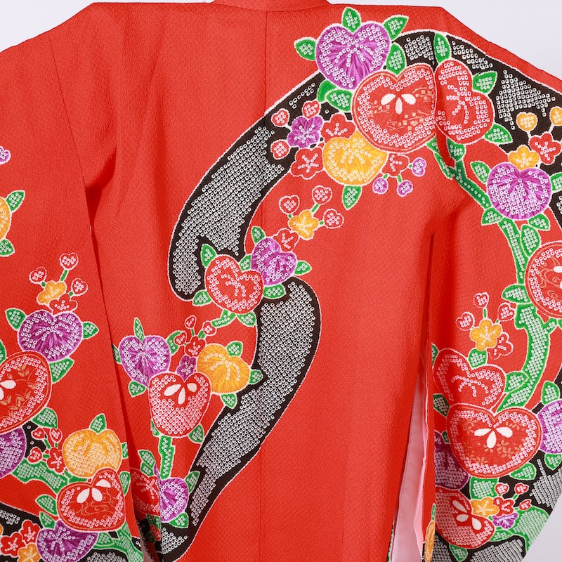 used Kid’s kimono (Yotsumi) 100%silk /C32