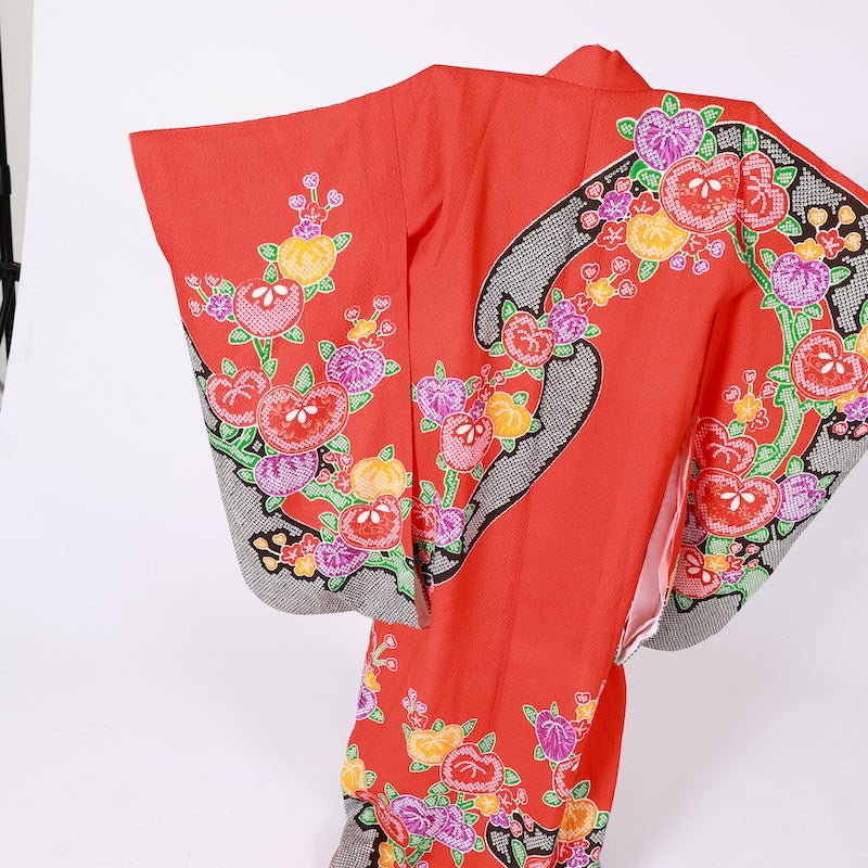 used Kid’s kimono (Yotsumi) 100%silk /C32