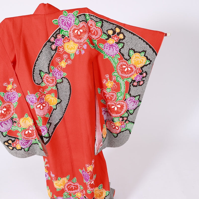 used Kid’s kimono (Yotsumi) 100%silk /C32