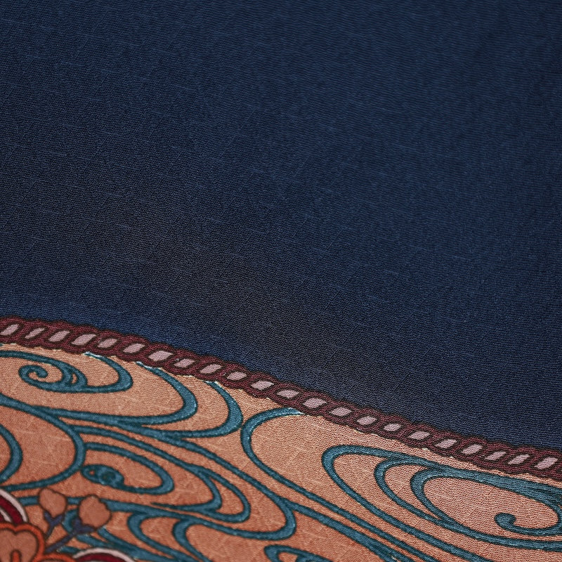 Japanese kimono used <houmongi> Msize silk 100% /T231