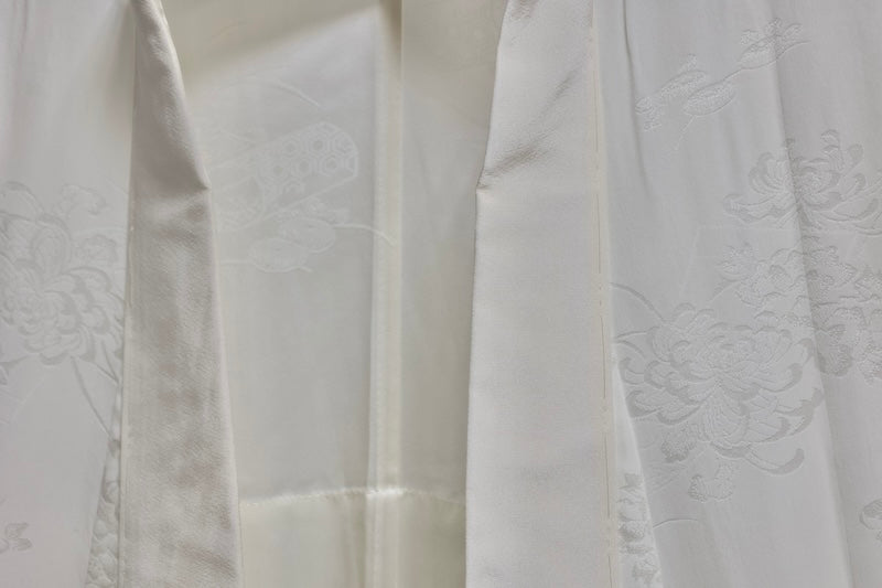 Nagajuban (long under-kimono) white pre-owned /AZ30