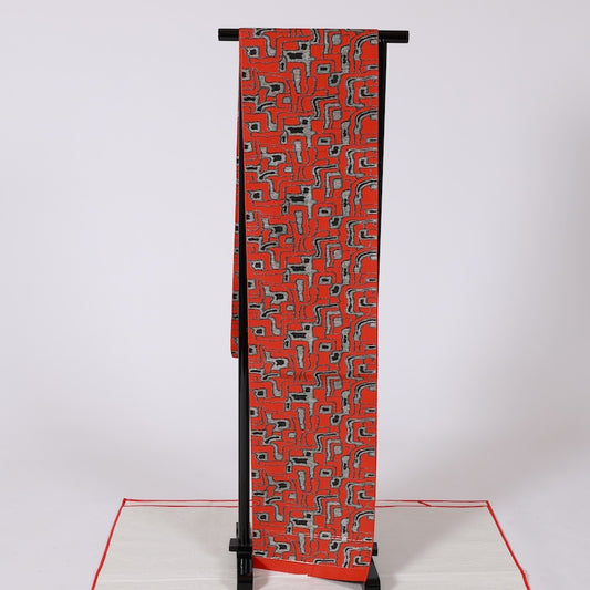 Japanese kimono used sash belt (Nagoya-obi) 100% silk /A151