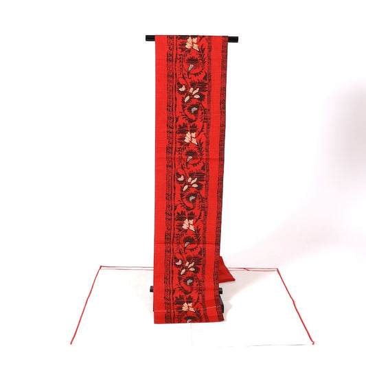 Japanese kimono used sash belt (Nagoya-obi) 100% silk /A163