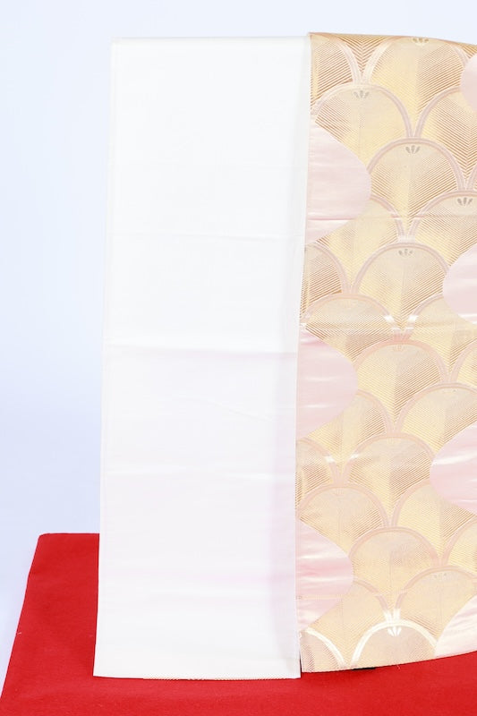 Japanese used sash belt (Fukuro-obi) 100% silk /B1238