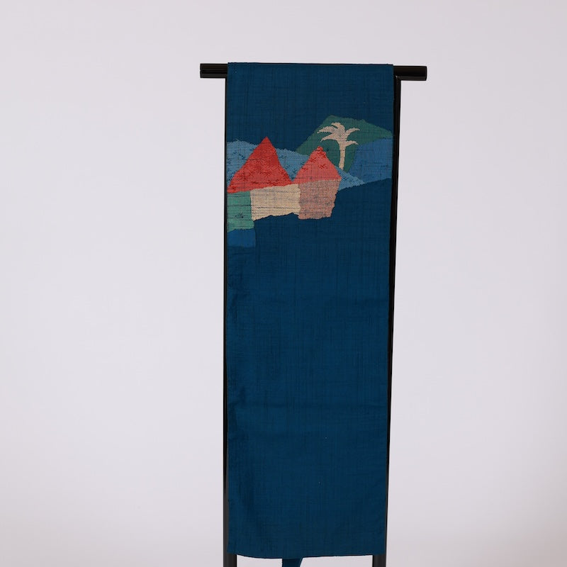Japanese kimono used sash belt (Nagoya-obi) 100% silk /A166
