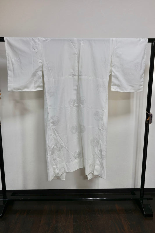 Nagajuban (long under-kimono) white pre-owned /AZ53