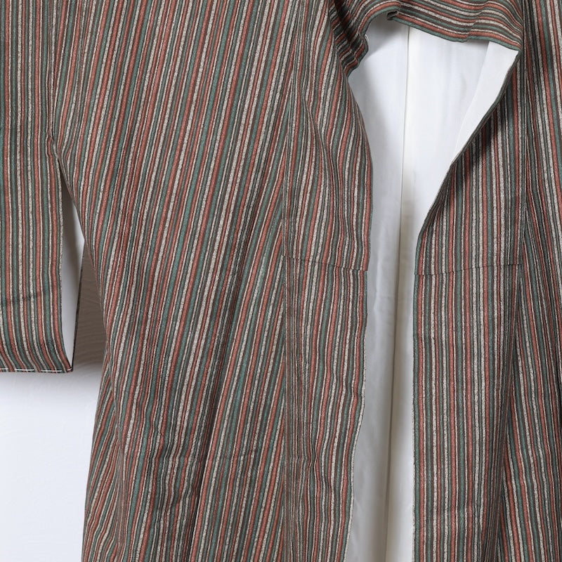 Japanese kimono used <Komon> Msize silk 100% /T219