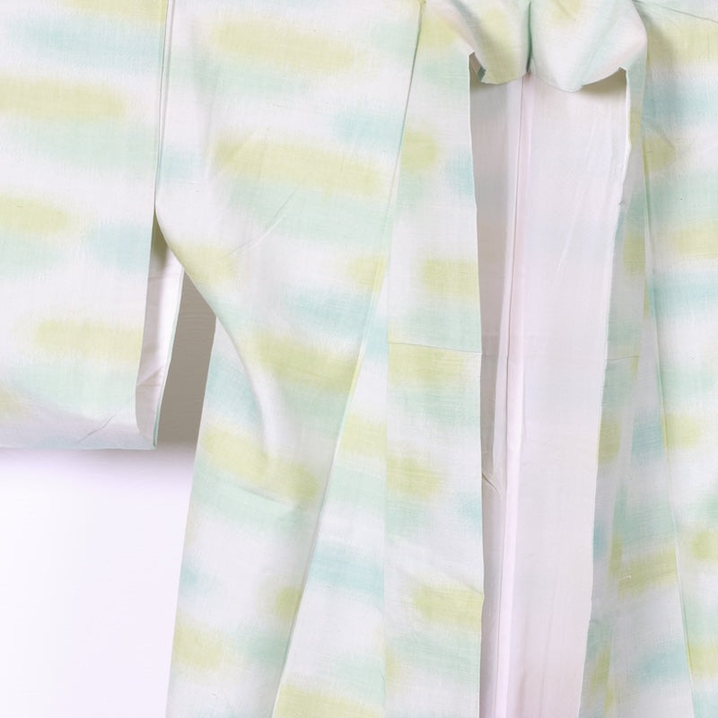 Japanese kimono used <Tsumugi> Msize silk 100% /T211