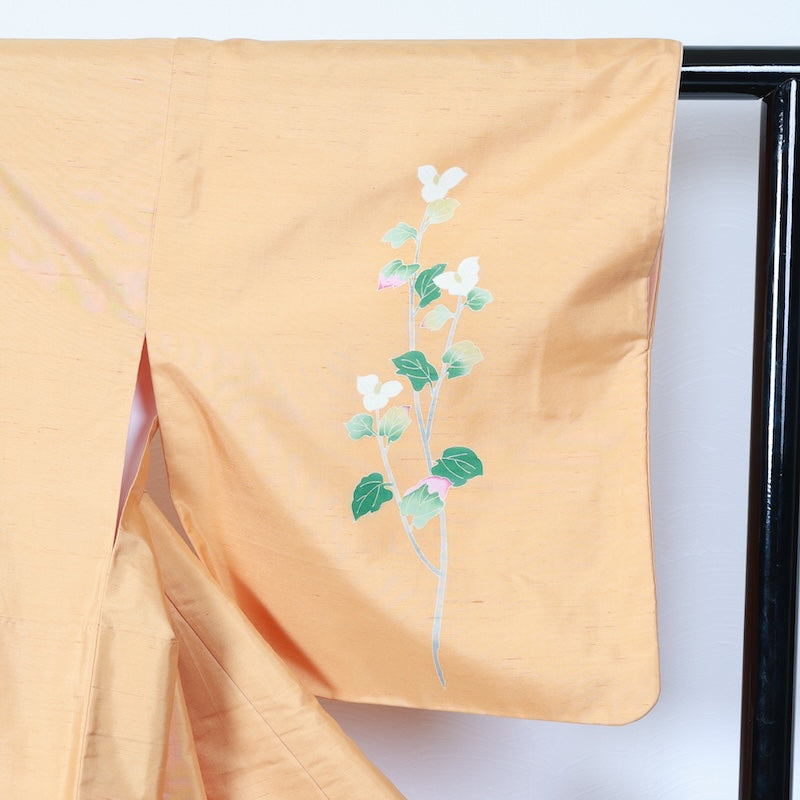 Japanese kimono used <Tsukesage> Msize silk 100% /T218