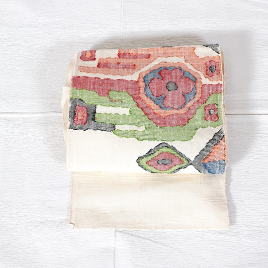Japanese kimono used sash belt (Nagoya-obi) 100% silk /A167