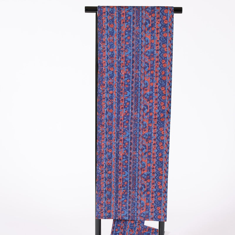 Japanese kimono used sash belt (Nagoya-obi) 100% Tetoron /A172