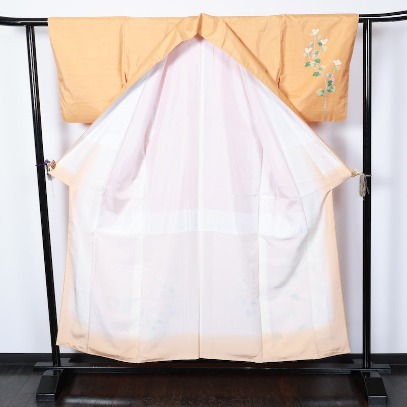 Japanese kimono used <Tsukesage> Msize silk 100% /T218