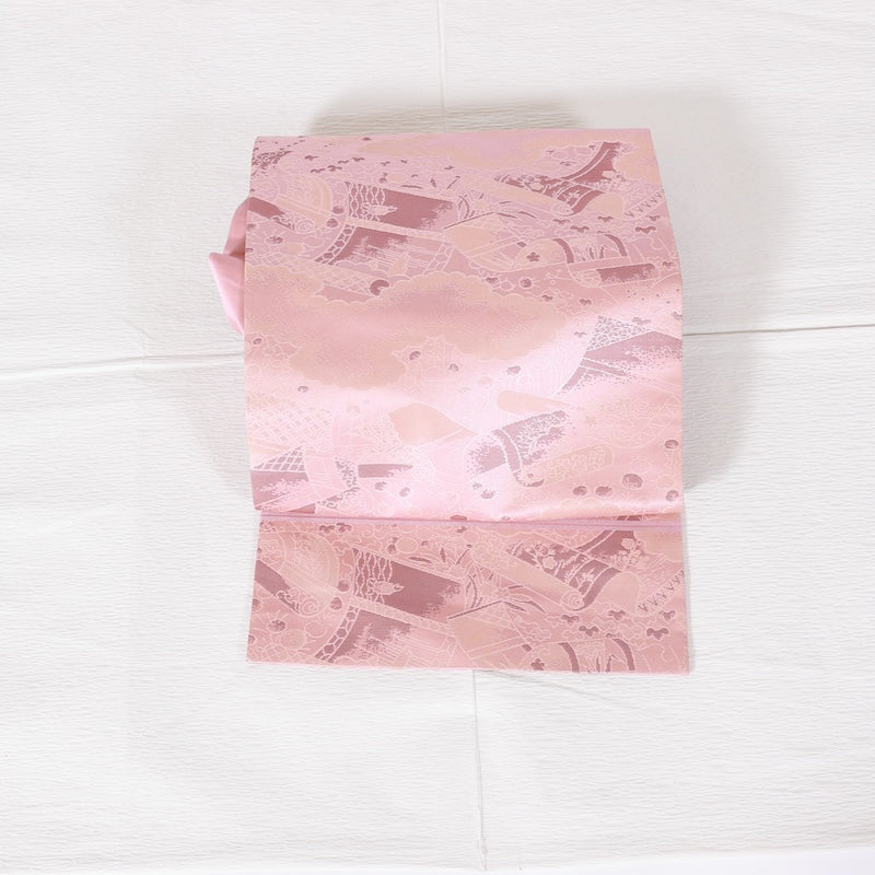 Japanese kimono used sash belt (Nagoya-obi) 100% silk /A170