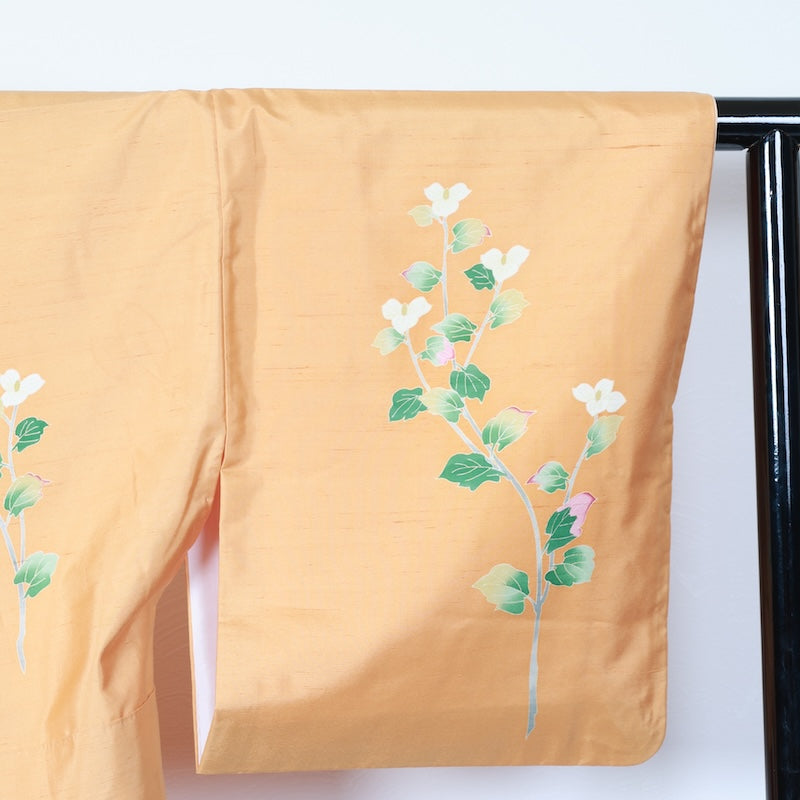 Japanese kimono used <Tsukesage> Msize silk 100% /T218