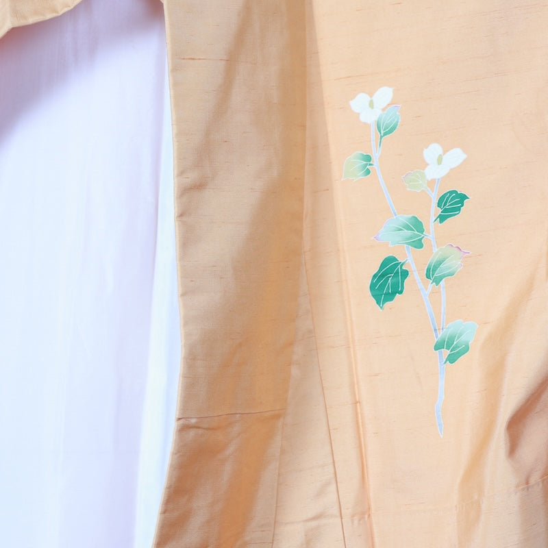 Japanese kimono used <Tsukesage> Msize silk 100% /T218