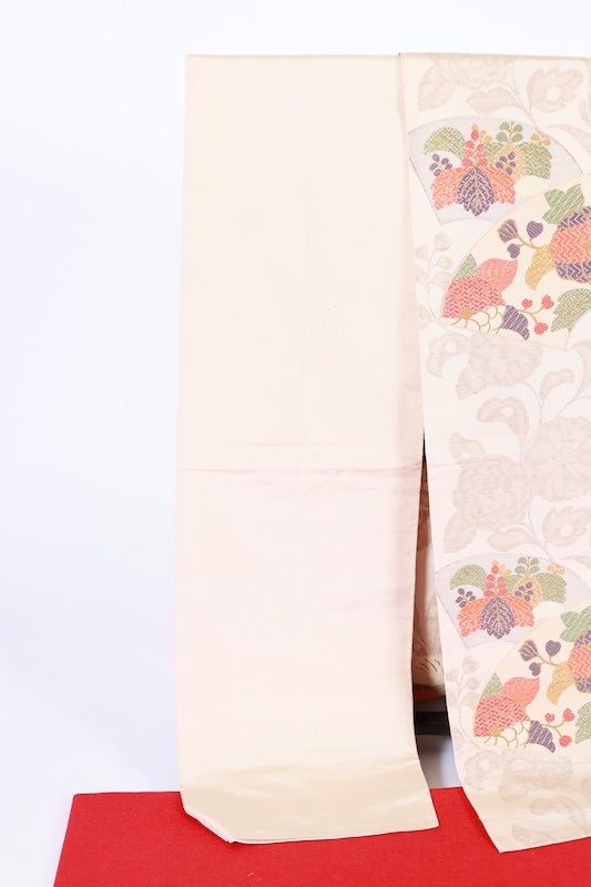 Japanese used sash belt (Fukuro-obi) 100% silk /B1242