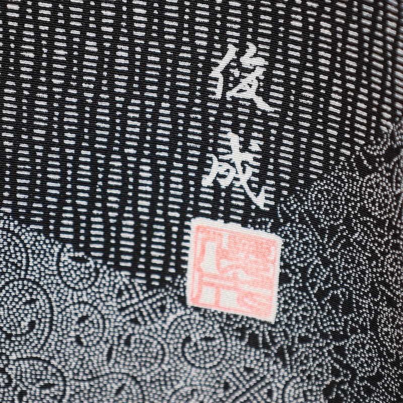 Japanese kimono used <Komon> Lsize silk 100% /T214