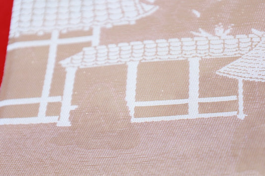 Japanese used sash belt (Fukuro-obi) 100% silk /BB1250