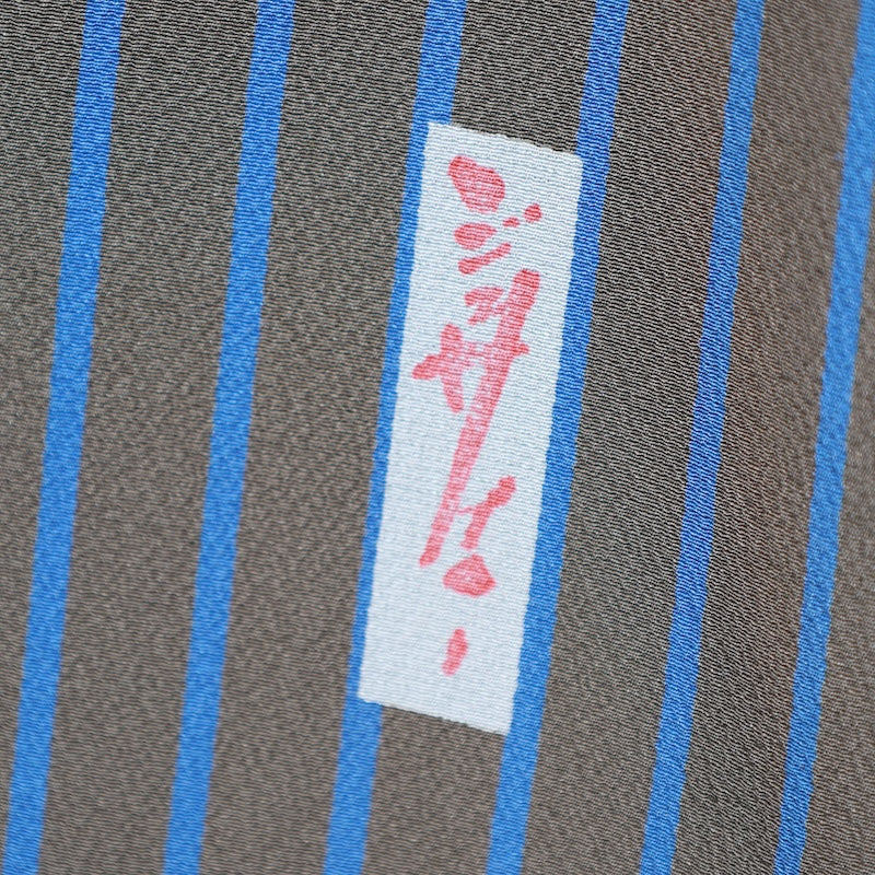 Japanese kimono used <Komon> Lsize silk 100% /T217