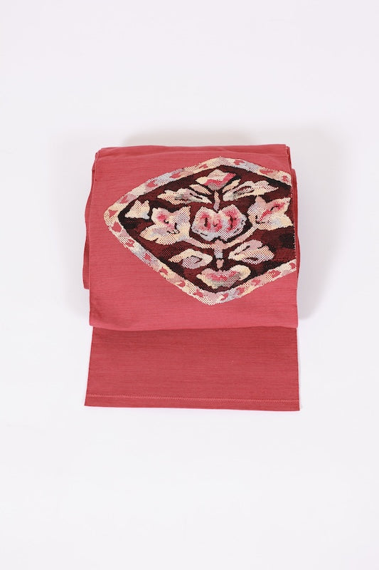 Japanese used sash belt (Nagoya-obi) 100% silk /B608