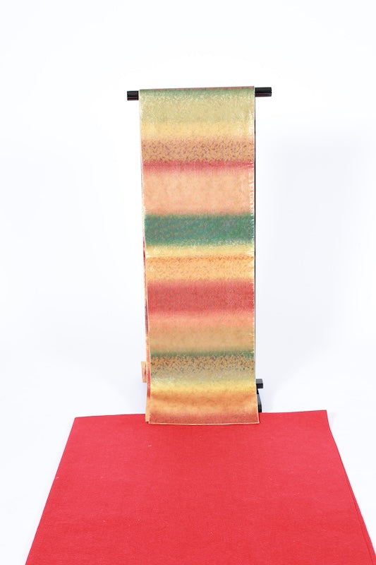 Japanese used sash belt (Fukuro-obi) 100% silk /B1260