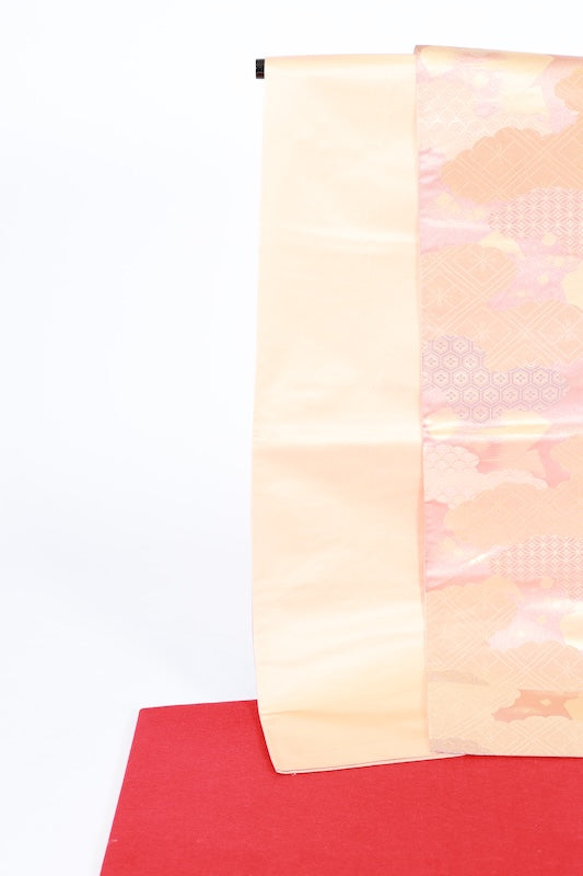 Japanese used sash belt (Fukuro-obi) 100% silk /B1262