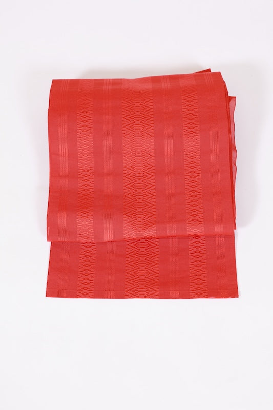 Japanese used sash belt (Nagoya-obi) polyester / B602